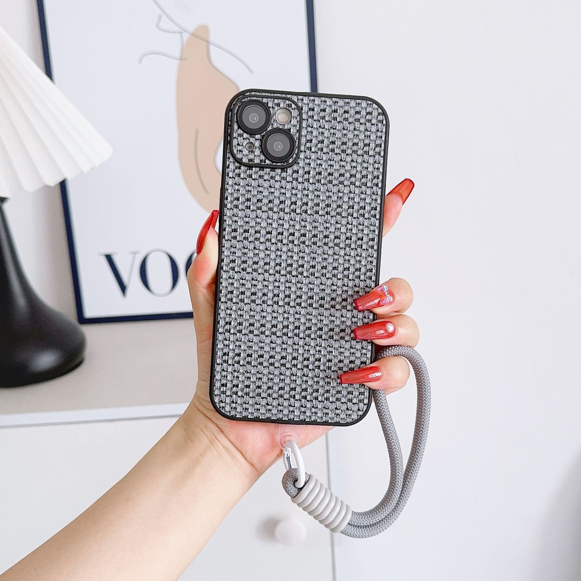 Detachable Phone Bracelet Strap with Tether Tab Hands-Free Phone Wristlet Strap Short Lanyard