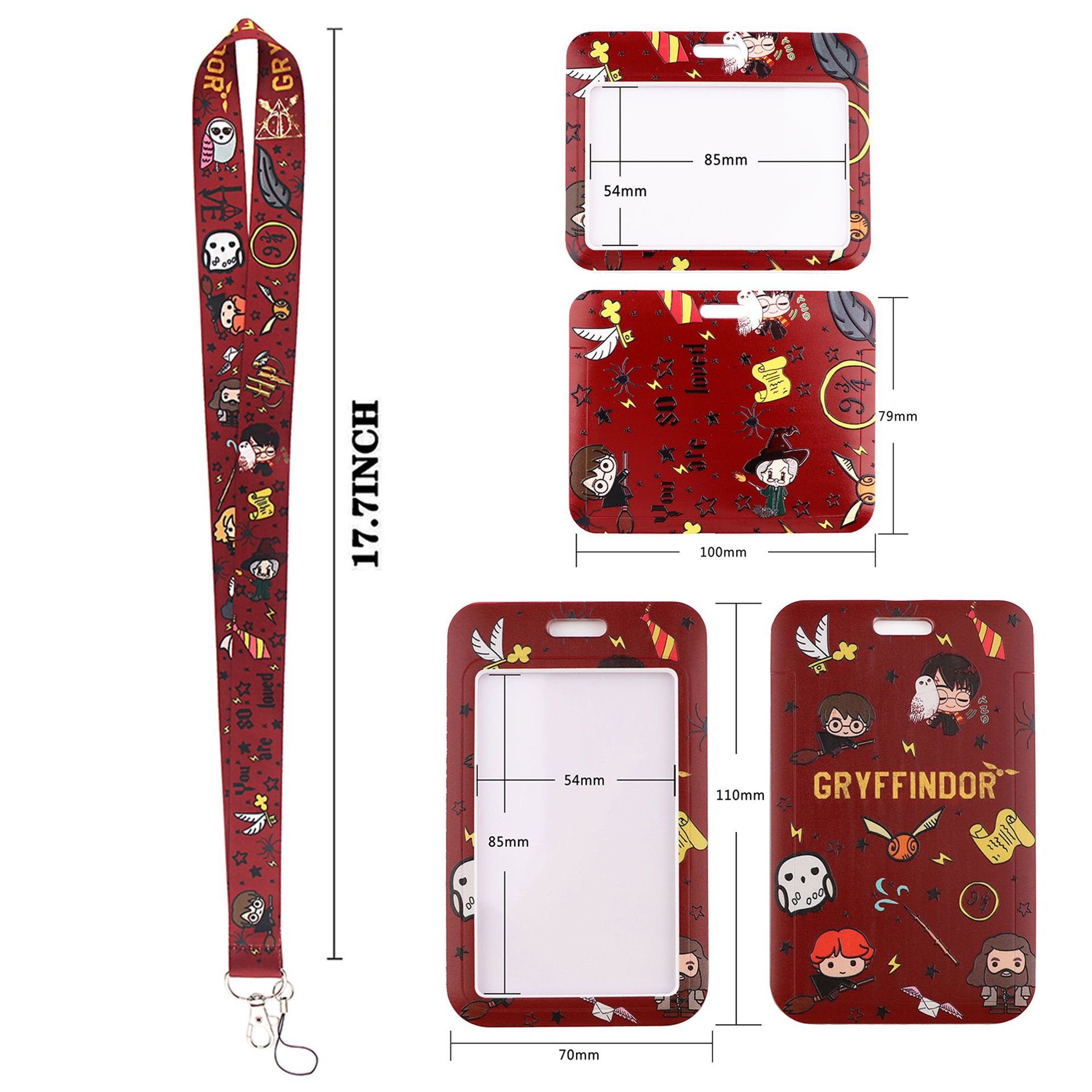 55 Styles Harry Platform 9-3/4 Hedwig Hermione Credential ID Card Holders Long Phone Strap Anime Lanyards Cos Movies