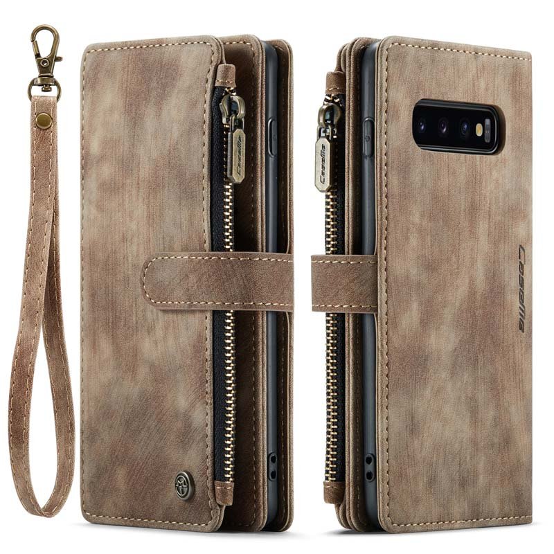 Flip Cover for Samsung Galaxy S10 Plus Case Wallet Case Leather Wallet Business Mobile Phone Cases for S105g Silicon
