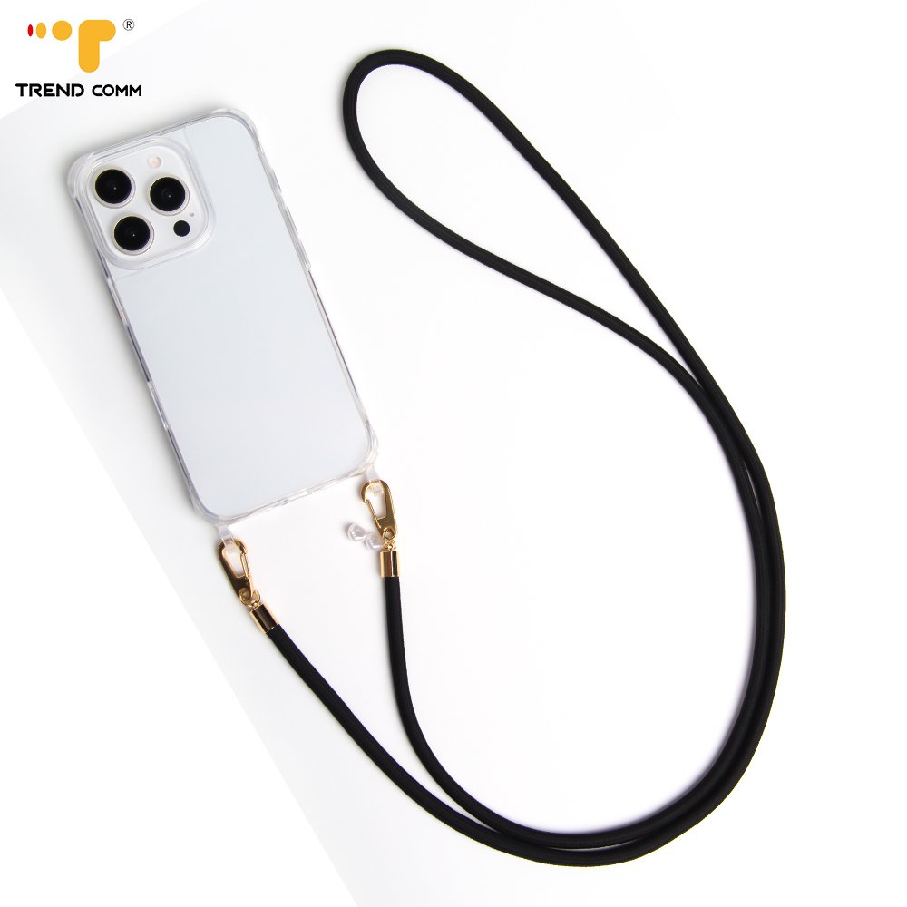 Colorful Polyester Beads Phone Strap Cute Chain for Hanging around Neck Trade Clip Go Mobile Phone Straps Crossbody Phone Case
