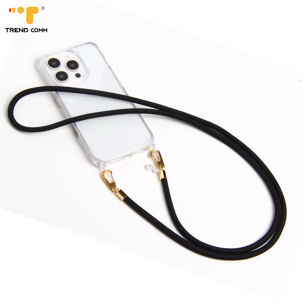 Colorful Polyester Beads Phone Strap Cute Chain for Hanging around Neck Trade Clip Go Mobile Phone Straps Crossbody Phone Case