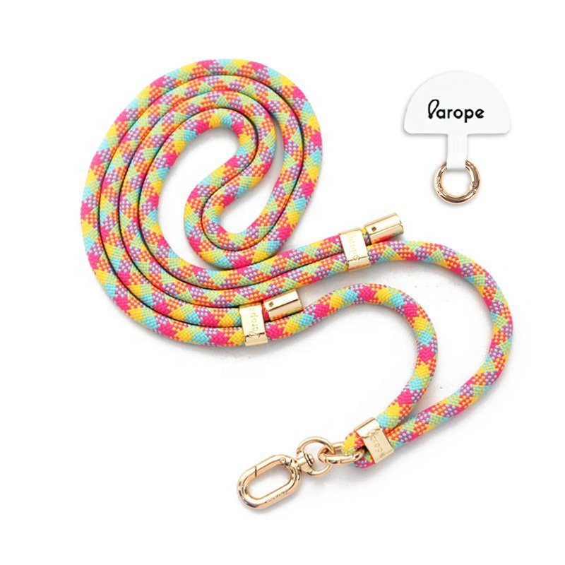 Arope 120cm Length Phone Lanyard 8mm Adjustable Detachable Neck Crossbody Neck Strap Phone Lanyard for Mobile Phone Case