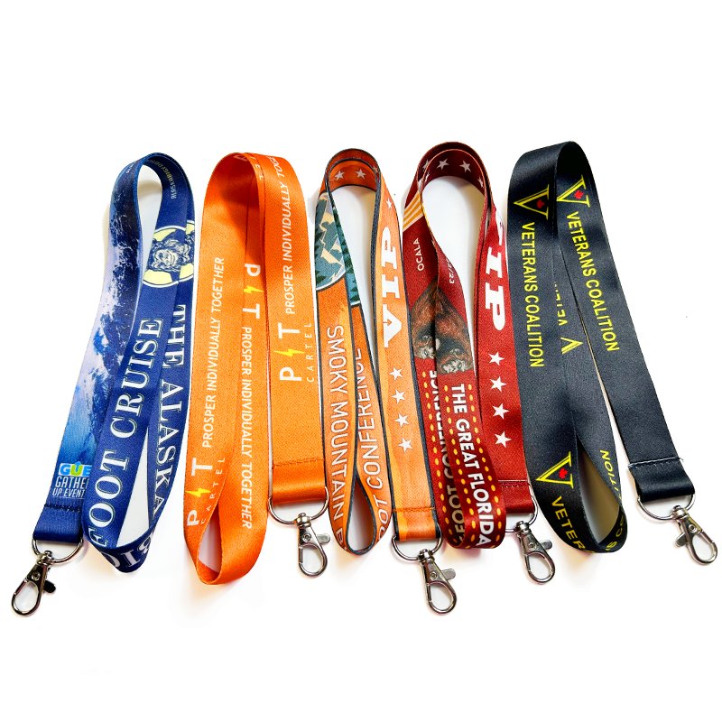 Promotional Phone Lanyard With Id Card Badge Holder Neck Strap Lanyard With Logo Custom Nylon Lanyards