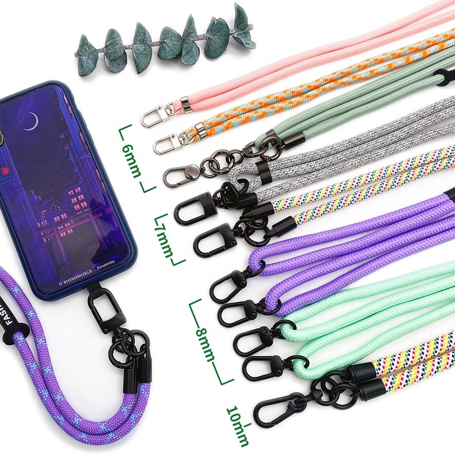 Mobile Phone Accessories Universal Crossbody Necklace Strap Patch Tab Lasso Tether Cell Mobile Smartphone Phone Case Lanyard