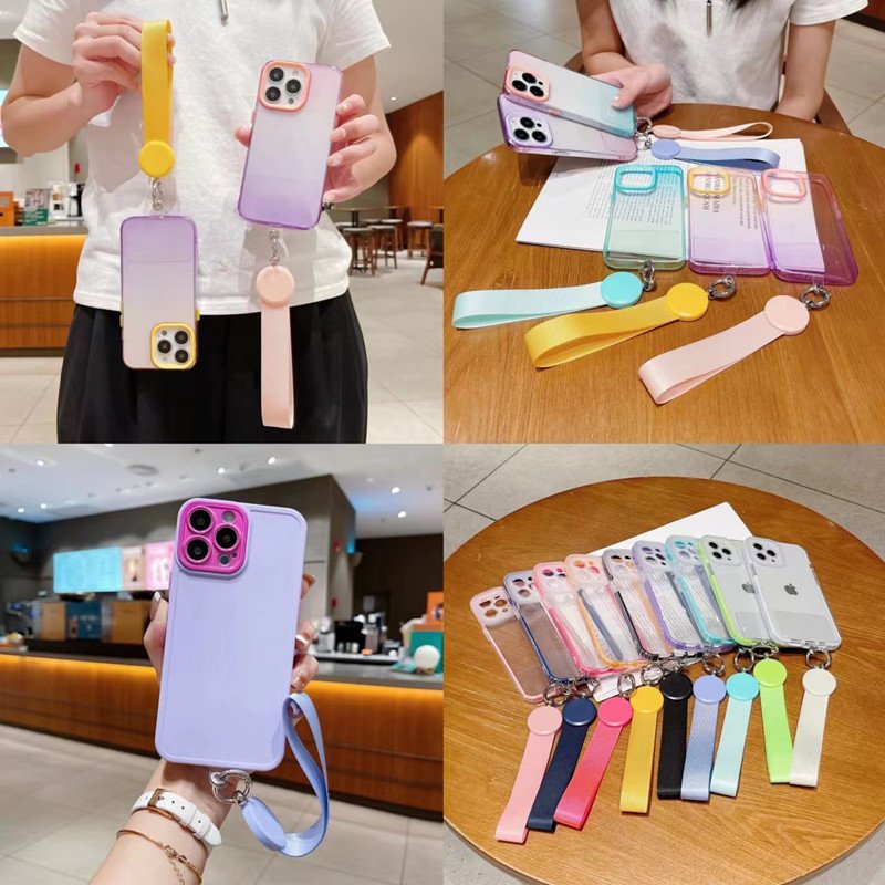 New Universal adjustable mobile phone wrist straps Crossbody lanyard mobile phone Strap Tether Patch Phone Lanyard with patch