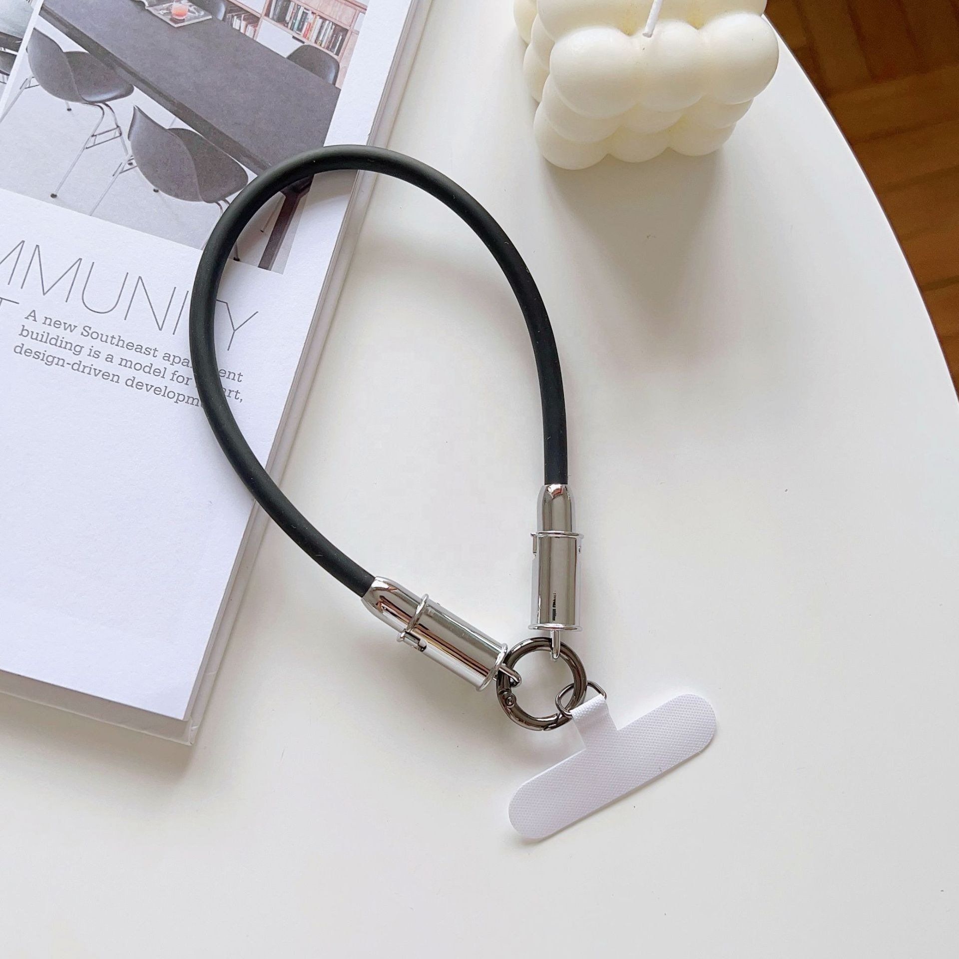 Customized OEM Multi Charger Data Cable 2 in 1 USB C to Type C Charging Cable Wrist Strap Lanyard USB Cable for Gift