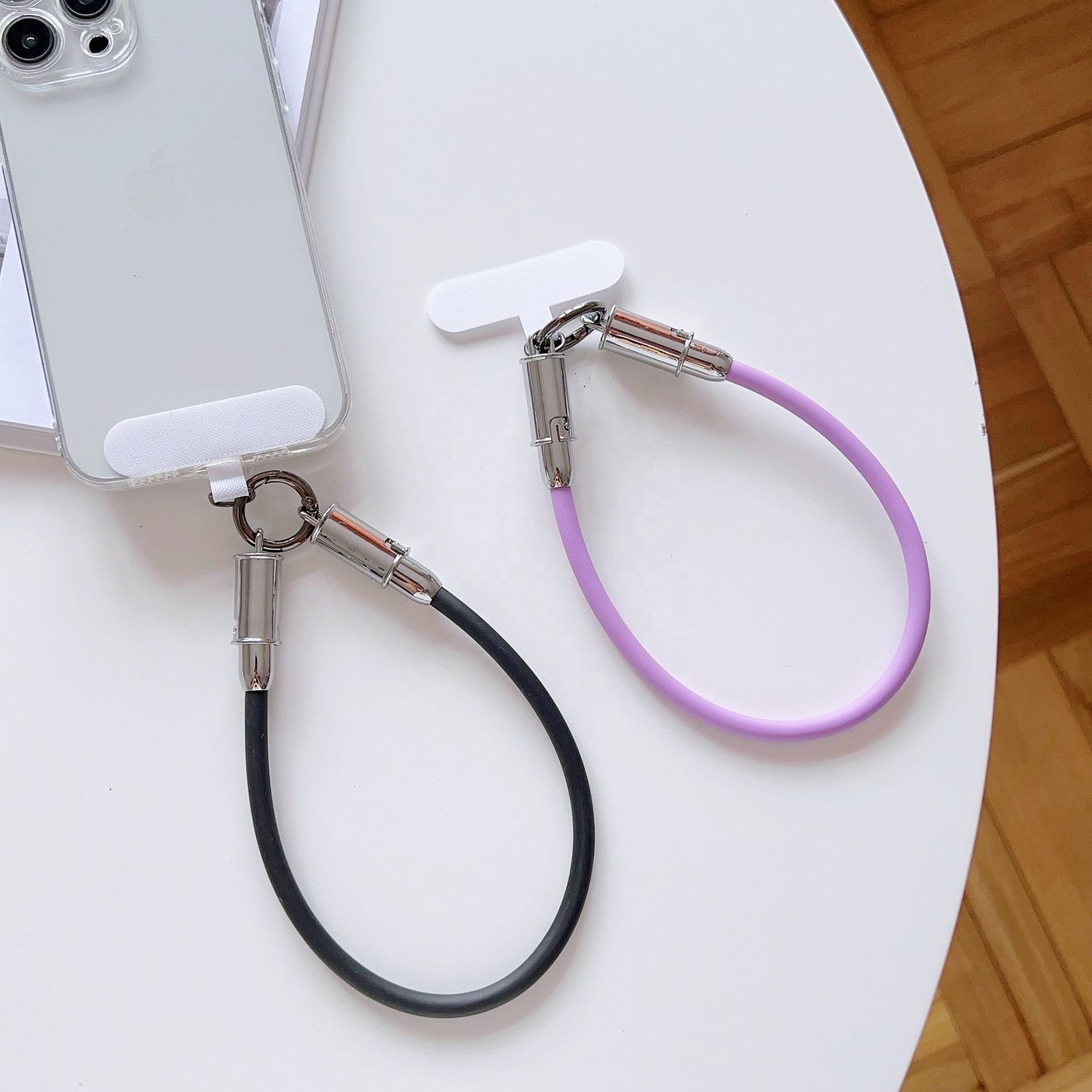 Customized OEM Multi Charger Data Cable 2 in 1 USB C to Type C Charging Cable Wrist Strap Lanyard USB Cable for Gift