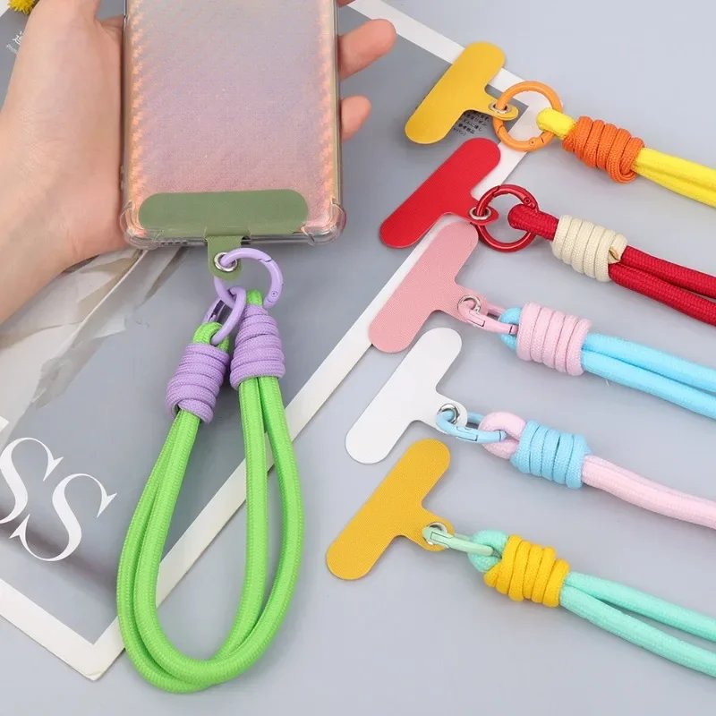 Mobile Phone Lanyard Wrist Strap with Tether Tabs Anti-lost Cell Phone Wrist Hanging Rope