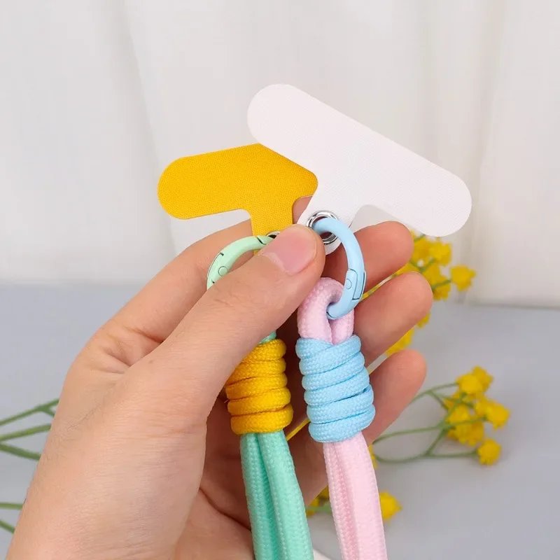 Mobile Phone Lanyard Wrist Strap with Tether Tabs Anti-lost Cell Phone Wrist Hanging Rope