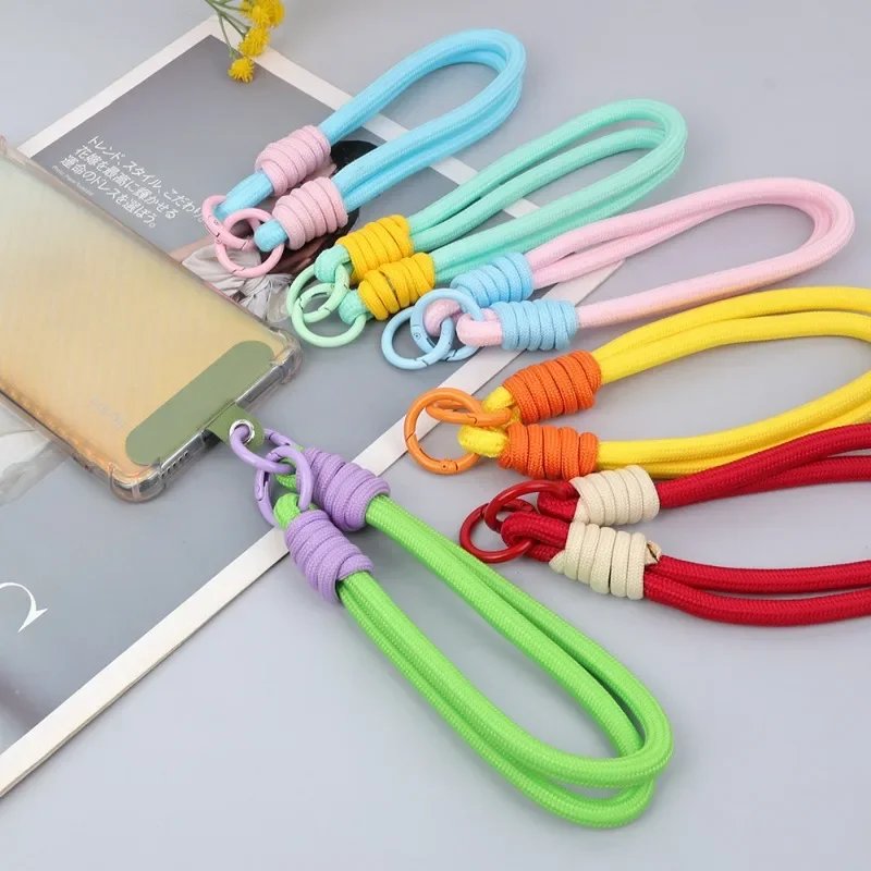 Mobile Phone Lanyard Wrist Strap with Tether Tabs Anti-lost Cell Phone Wrist Hanging Rope