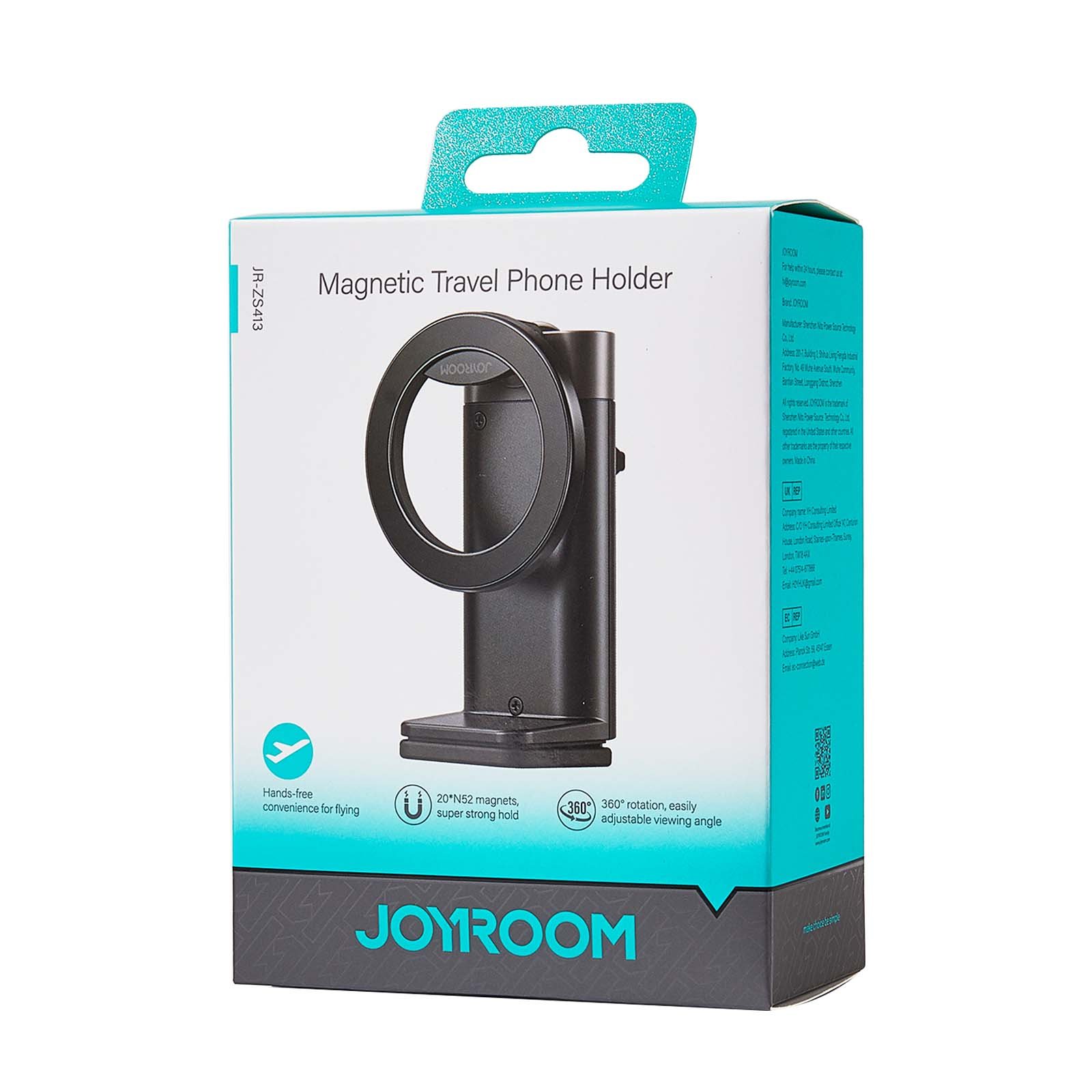 JOYROOM Portable Travel Magnetic Smart Phone Holder 360 Degree Rotation Foldable Magnet Phone Holder