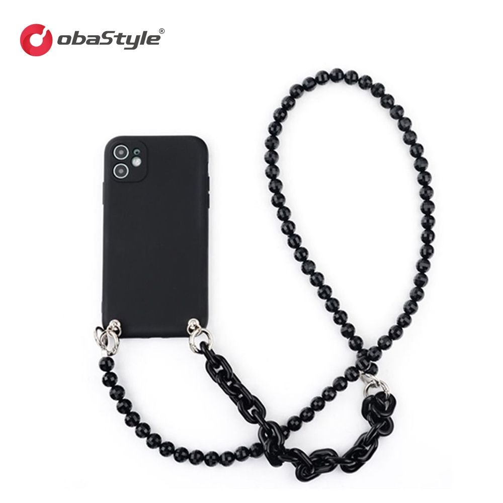 EU Stock Shipping Newest Acrylic Beaded Phone Chain Colorful Mobile Phone Charm Lanyard Long Crossbody CellPhone Strap