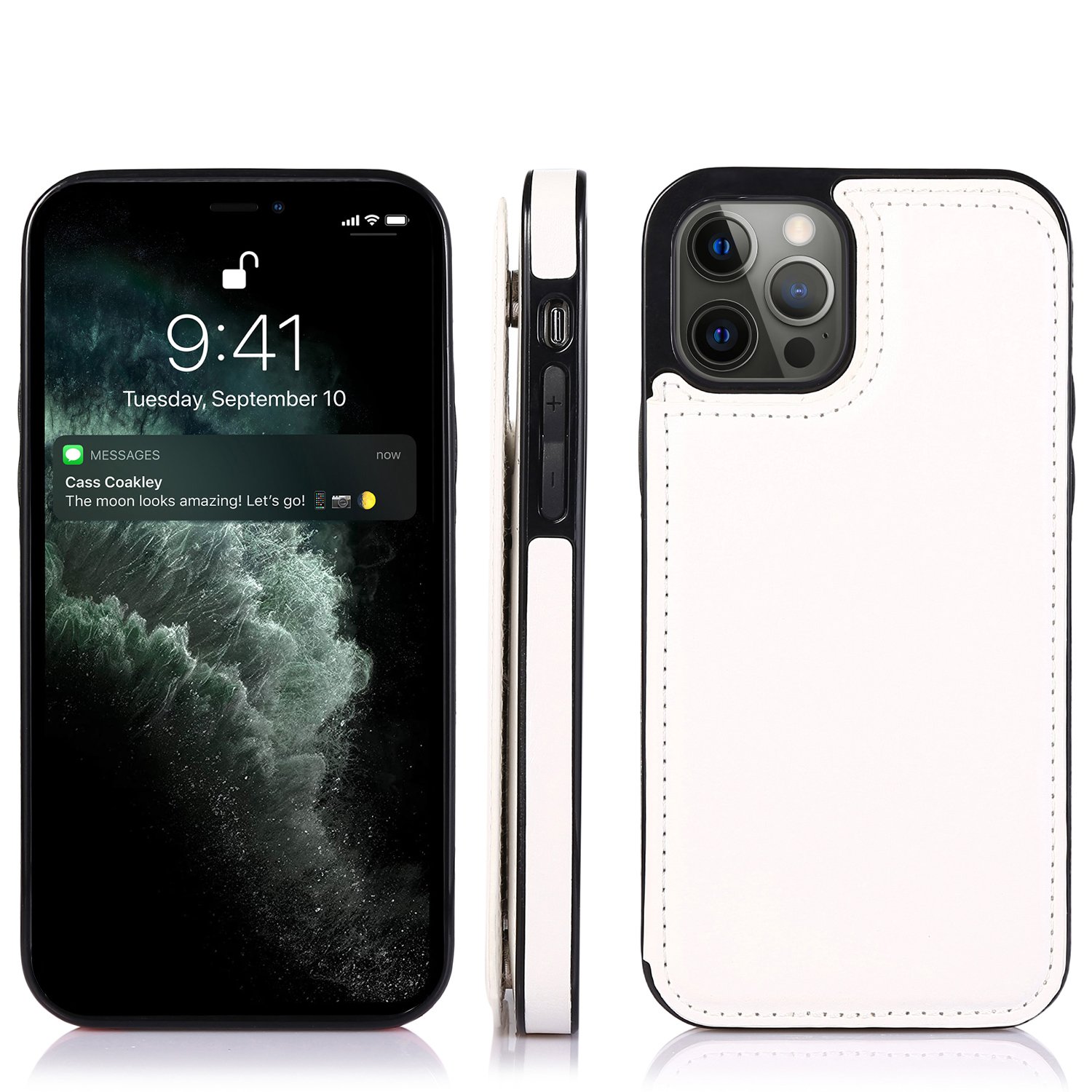 For iPhone 15 Pro Case Wallet Magnetic Back Flip Case Women Girls with Card Holder Protective Phone Case for iPhone 7 8 XS max