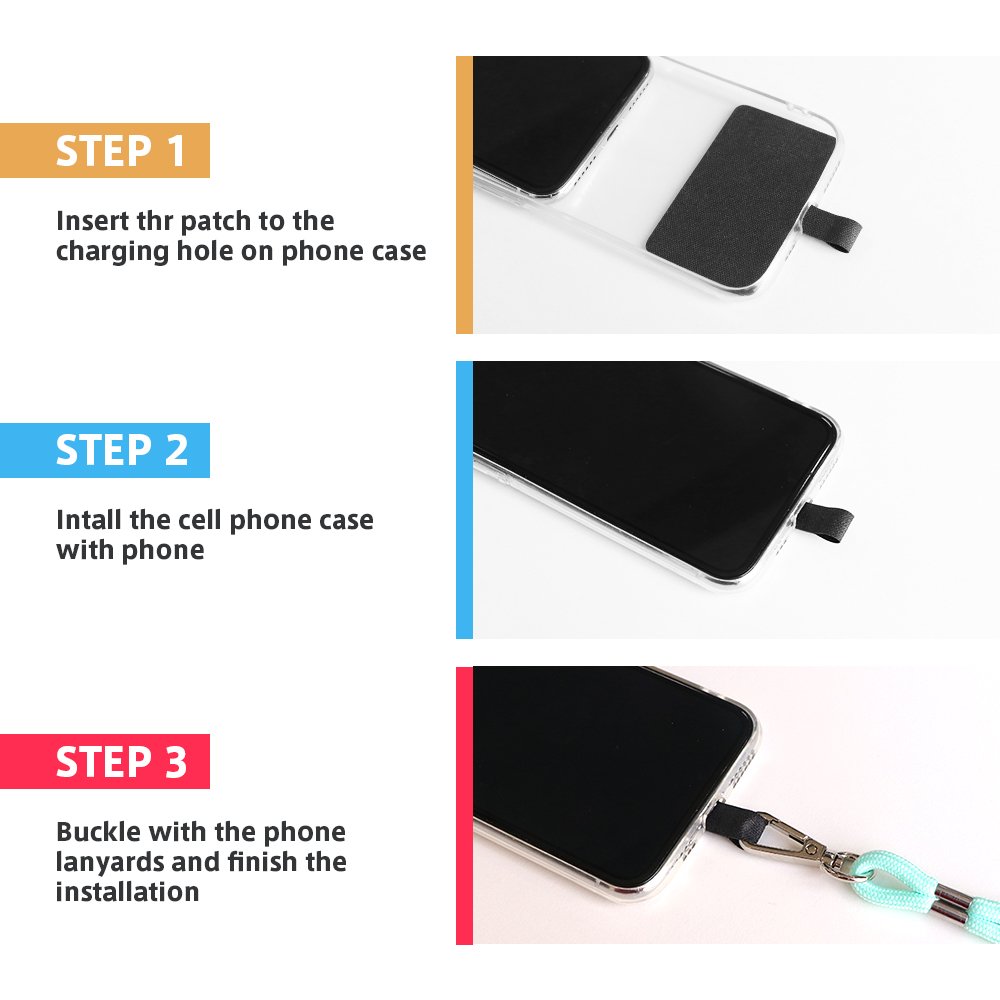 Card type multifunctional mobile phone neck strap, cell phone wrist strap