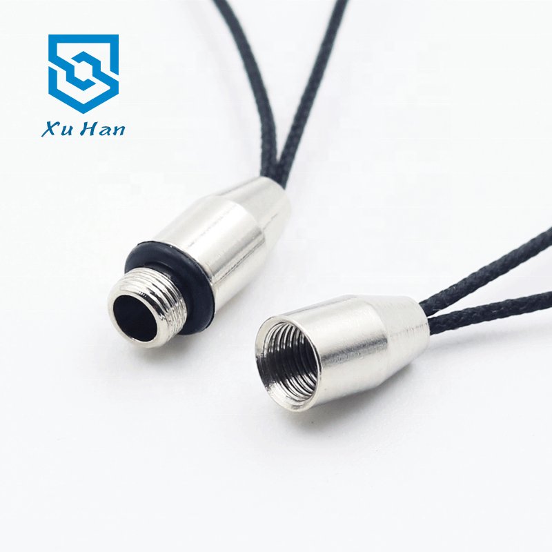 Manufacturer Direct Selling High Quality Spiral Split Black mobile phone strap