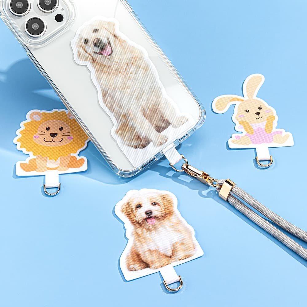 Custom Mobile Phone Accessories Universal Crossbody Necklace Patch Strap Tab Lasso Tether Cell Phone Case Lanyard For Iphone