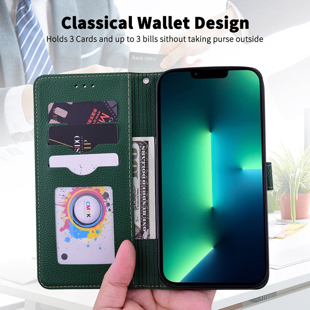 Luxury factory cost wallet leather flip magnetic cover for iphone xr to 14 pro phone cases