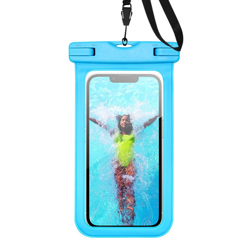 Universal Waterproof Transparent Clear Mobile Phone Bag Pvc Double Strap For Boys And Girls Phone Accessories