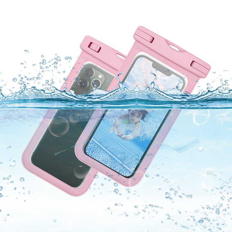 Universal Waterproof Transparent Clear Mobile Phone Bag Pvc Double Strap For Boys And Girls Phone Accessories