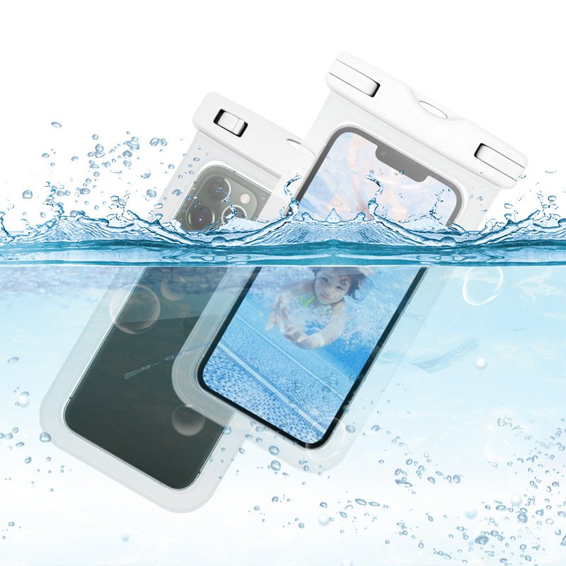 Universal Waterproof Transparent Clear Mobile Phone Bag Pvc Double Strap For Boys And Girls Phone Accessories