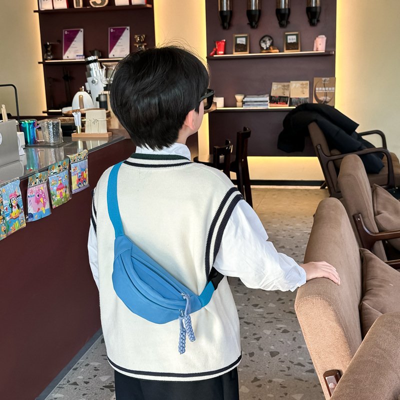 the cheapest hot selling items fashion chest bag toddlers crossbody pouch custom fanny pack for teenage girl kids waist bags