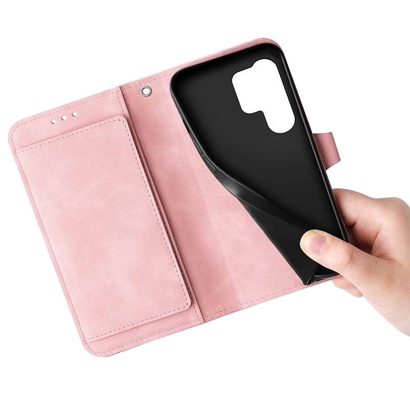 Leather Back Cover Strap Purse Cellphone Lanyard Crossbody Mobile Phone Bags And Cases For Samsung S24 Mobile Phones With Strap