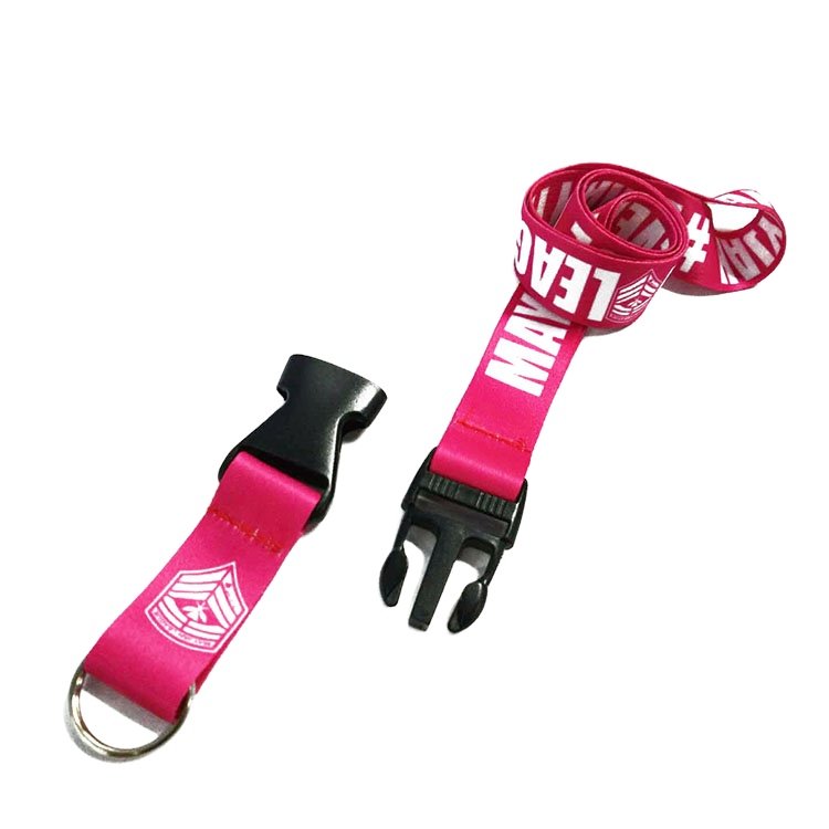 Mobile Phone Neck Lanyard Nylon Strap Keychain Satin Polyester Custom Breakaway Airline Aviation Airbus Lanyards