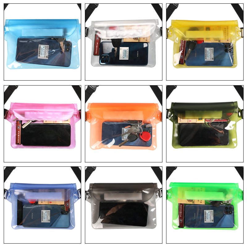 0.3mm TPU Touch Screen Outdoor Floating Swimming Kayaking Mobile Phone Protector Pouch Waterproof Purse Water Proof Waist Bags
