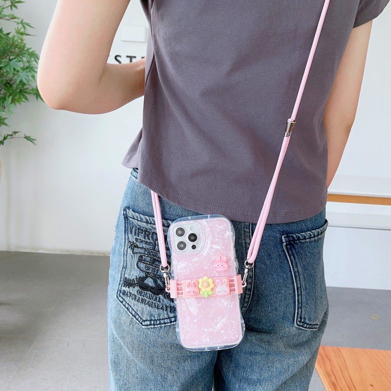 Custom Mobile Phone Straps Universal Phone Case Lanyard With Nylon Adjustable Patch Wrist Strap For Cellphone