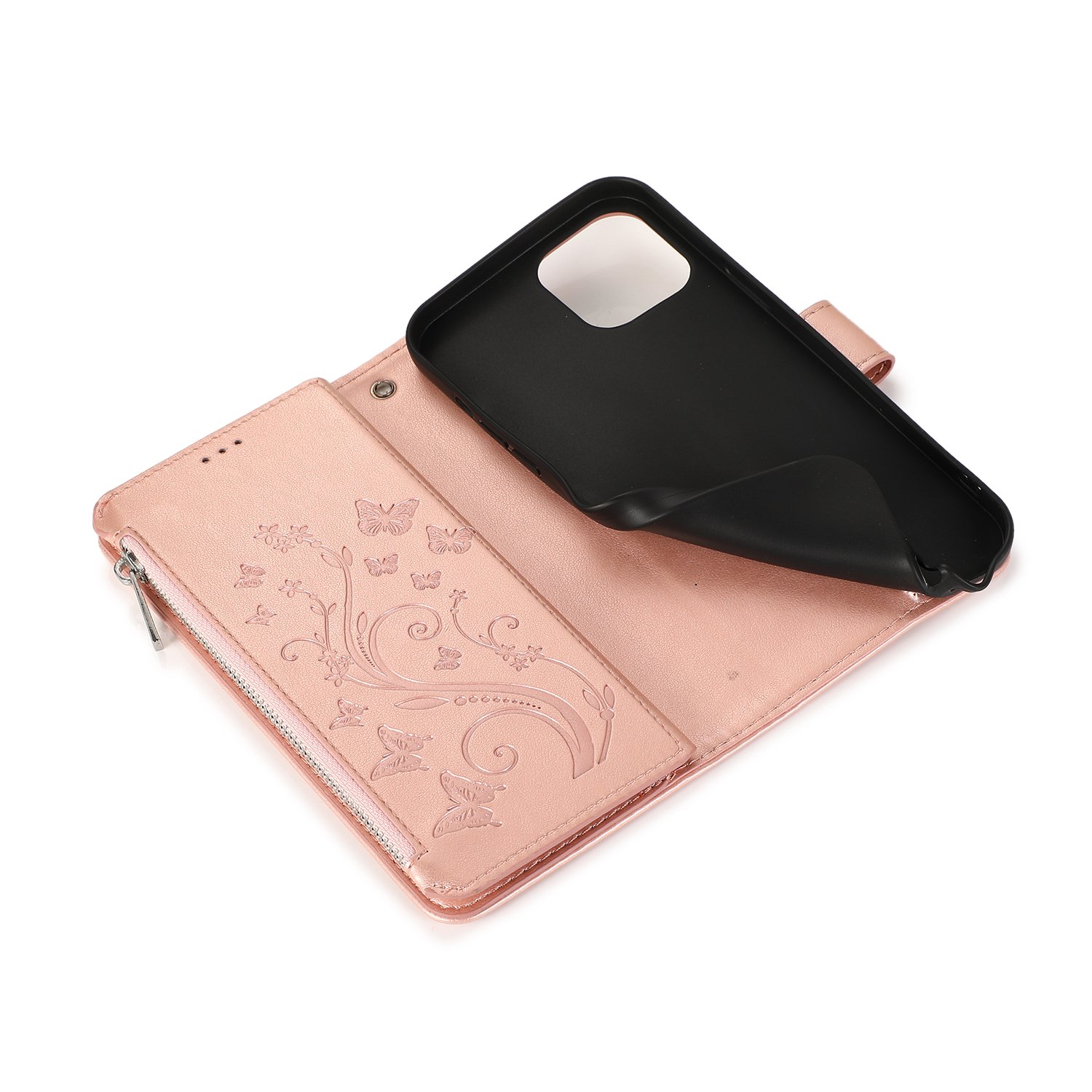 New Trendy Wallet Shockproof Mobile PU Luxury Leather Phone Case With Card Holder For Iphone 15 14 13 12 11 Pro Max