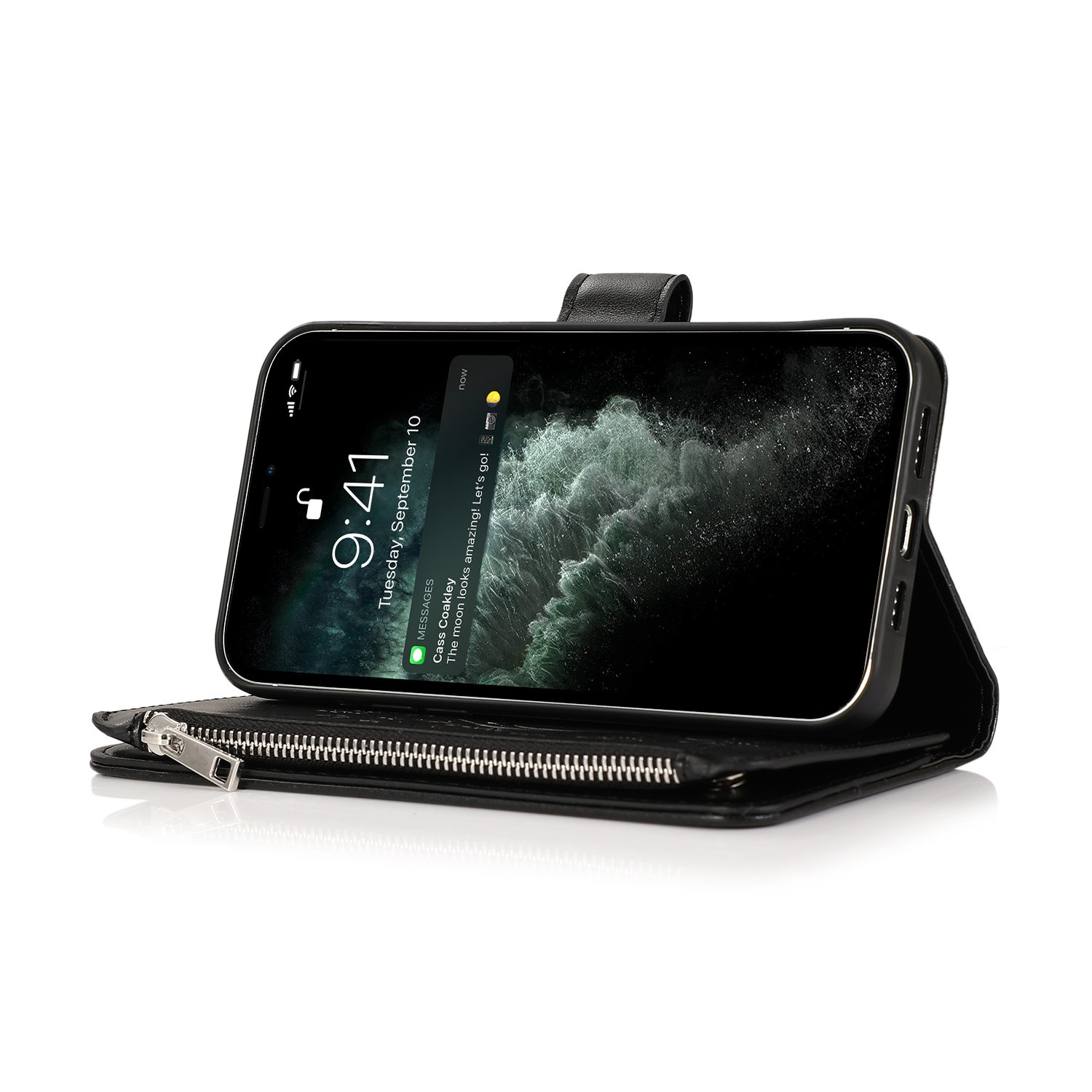 New Trendy Wallet Shockproof Mobile PU Luxury Leather Phone Case With Card Holder For Iphone 15 14 13 12 11 Pro Max