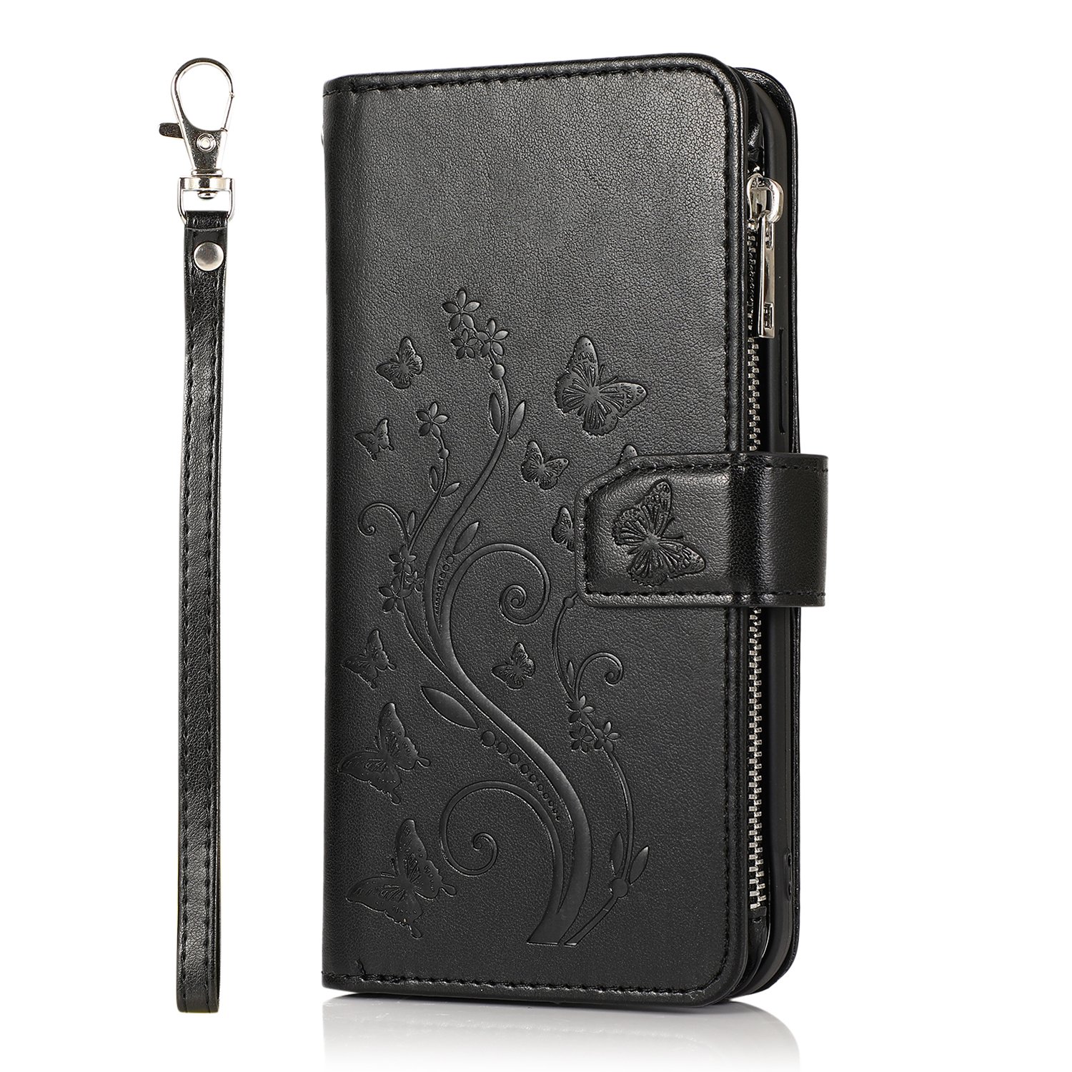 New Trendy Wallet Shockproof Mobile PU Luxury Leather Phone Case With Card Holder For Iphone 15 14 13 12 11 Pro Max