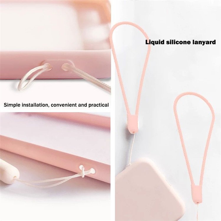 Full Camera Lens Protect Soft Cover Liquid Silicon Hand Lanyard Strap Case For Huawei P40 P30 Pro Mate 40 30 Pro Honor 30 Pro