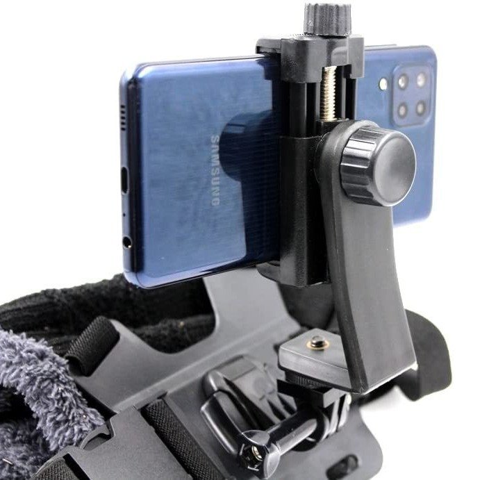 Hot sell Outdoor Cell Phone Clip Action Camera Adjustable Straps Stand Mobile Phone Chest Mount Harness Strap Holder For phone