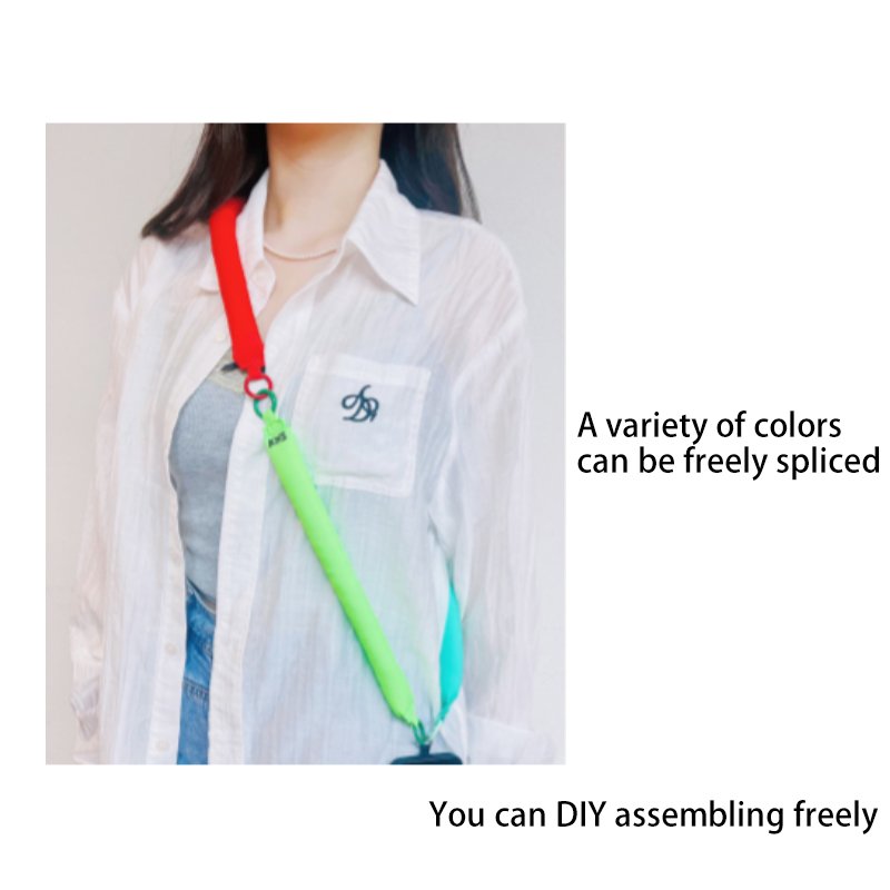 New autumn and winter cotton DIY mobile phone rope can still be customized solid color macaron color decorative chain