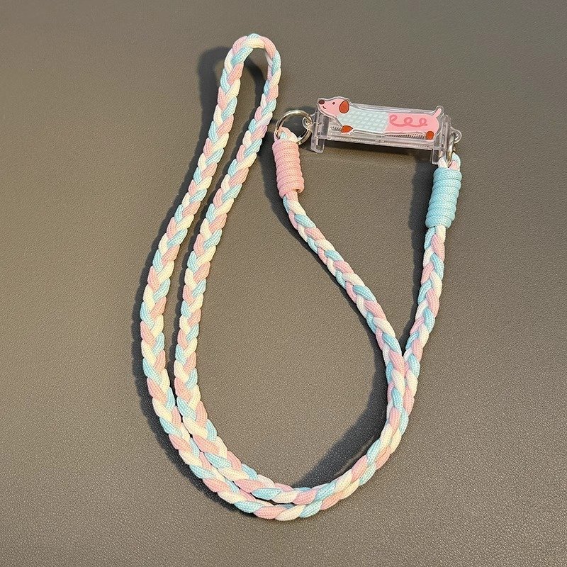 Lilangda Cute Animals Shape Mobile Phone Rope Carrying CrossBody Strap Back Clip Adjustable Universal Phone Lanyard Anti-lost