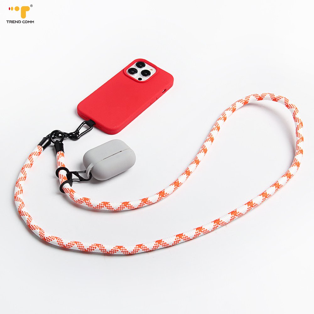 10mm Universal Dacron Cord String Luxury With Attachment Holder Case Rope Cell Phone necklace chain Lanyard