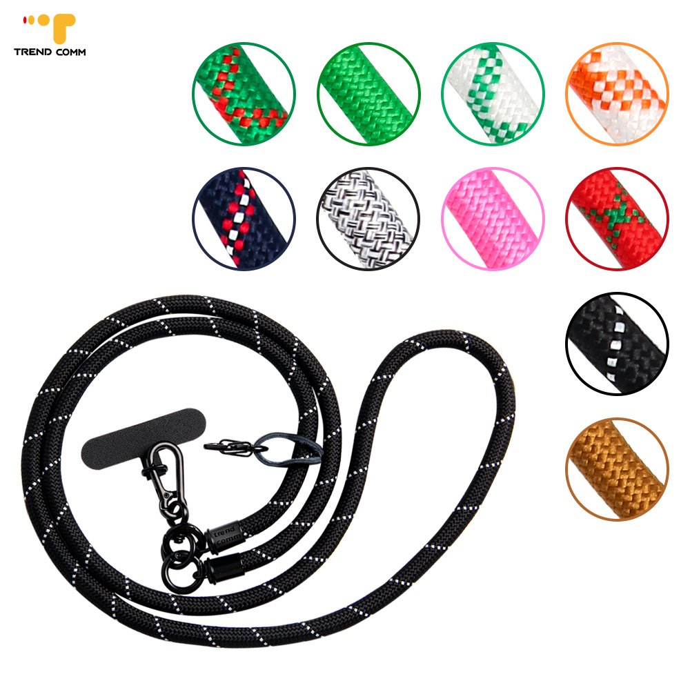 10mm Universal Dacron Cord String Luxury With Attachment Holder Case Rope Cell Phone necklace chain Lanyard
