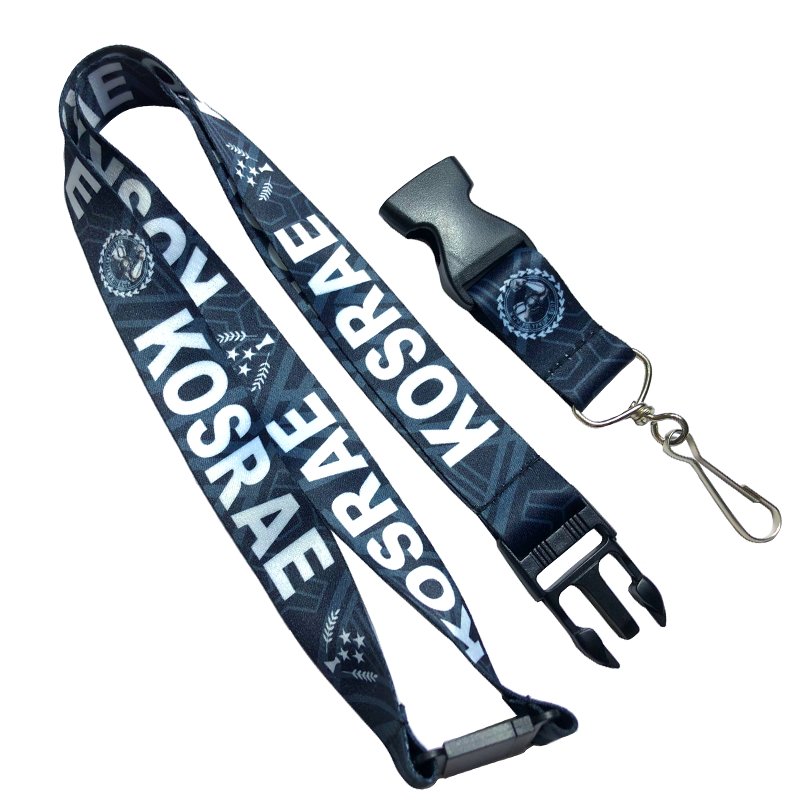 Promotional Fashion Cheap Custom Woven Logo Safety Lanyards Nylon Thick Strap Printing Lanyard