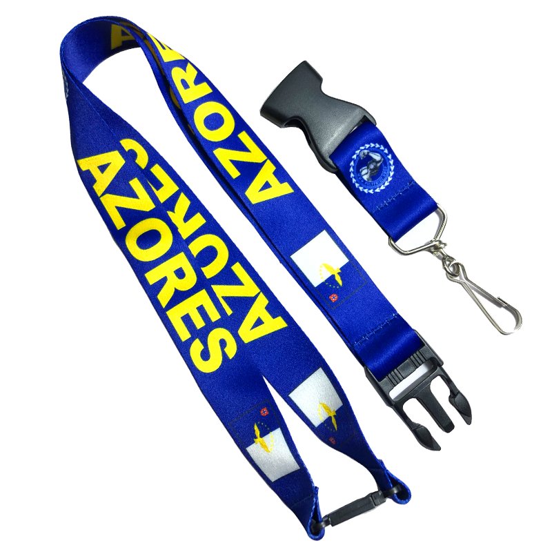 Promotional Fashion Cheap Custom Woven Logo Safety Lanyards Nylon Thick Strap Printing Lanyard