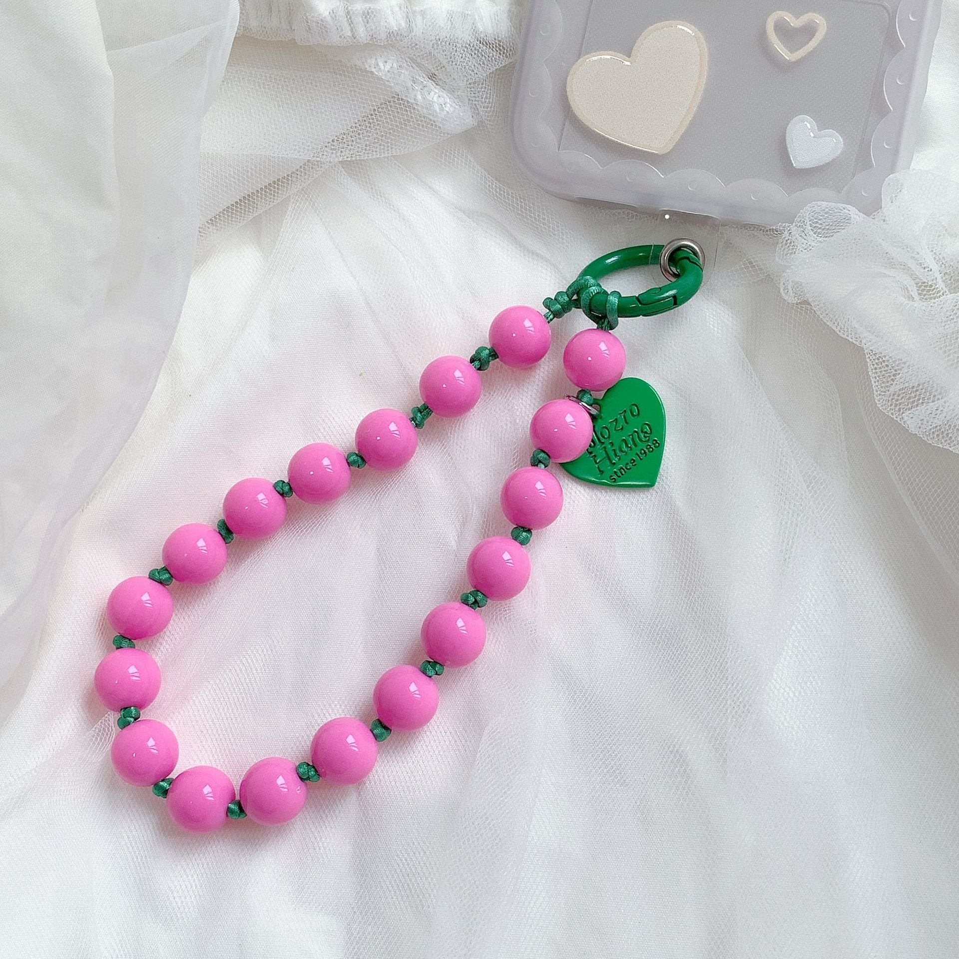 DIY fashion acrylic bag chain mixed colorful mobile phone chain versatile trendy ins trendy beauty mobile phone with wholesale