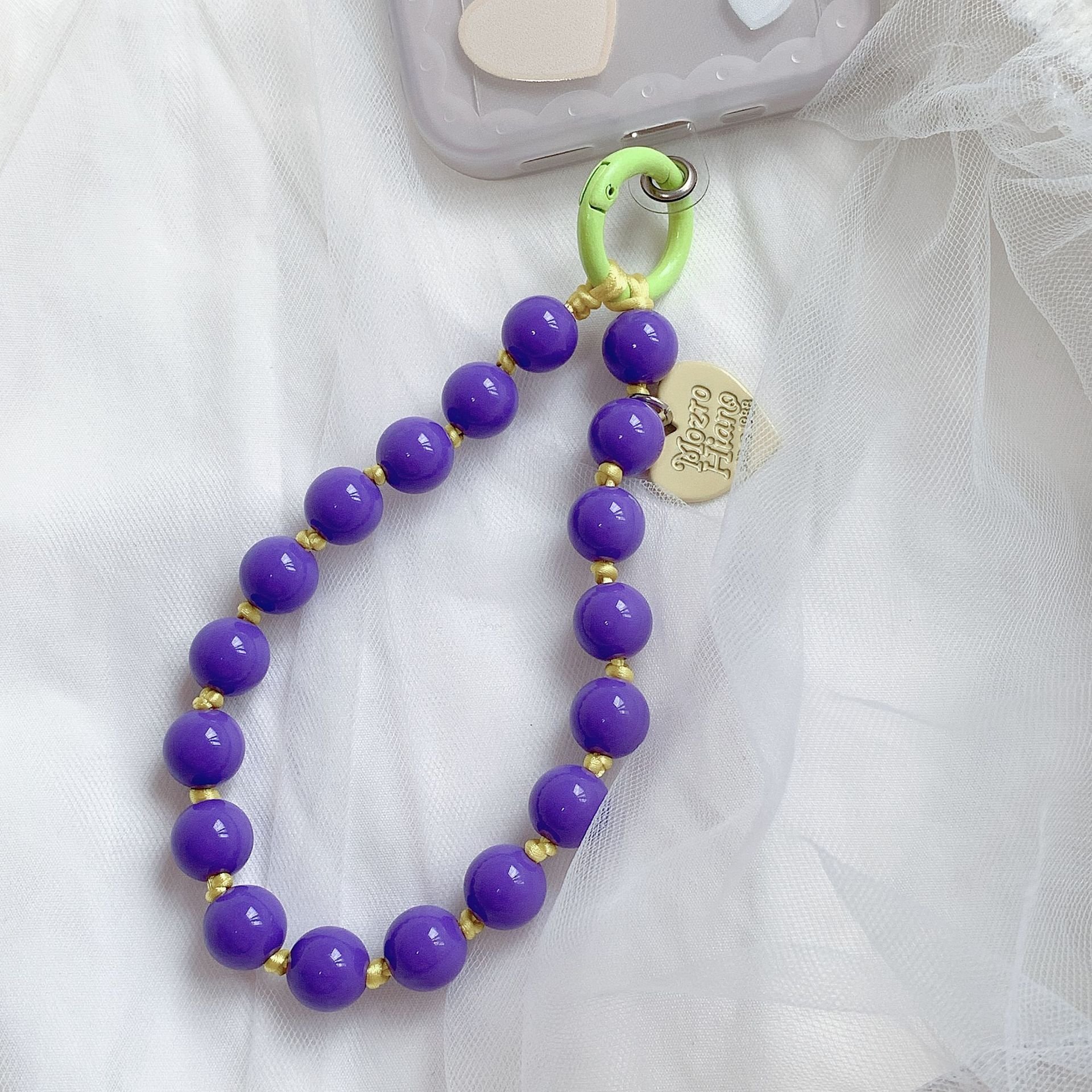 DIY fashion acrylic bag chain mixed colorful mobile phone chain versatile trendy ins trendy beauty mobile phone with wholesale