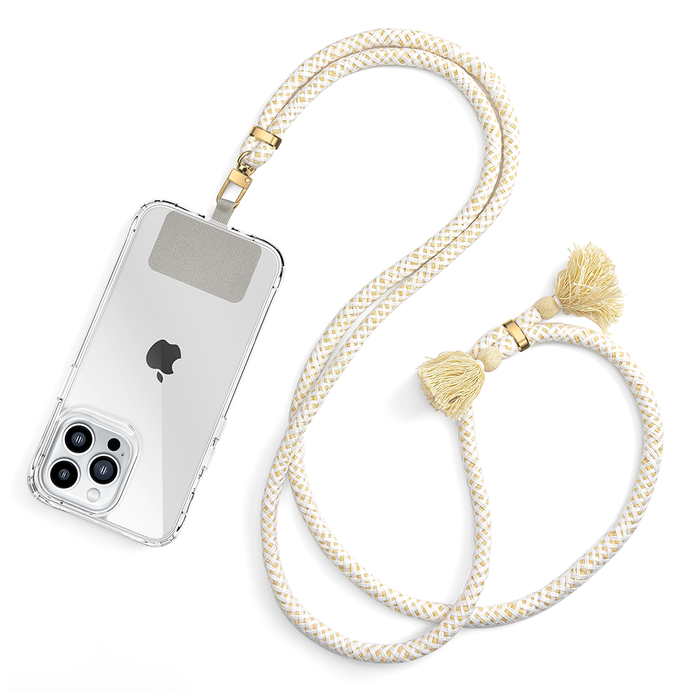 Custom Phone Case Lanyard Universal Necklace Crossbody Cord Lasso Tether Cotton Rope Strap Cell Mobile Phone Accessories