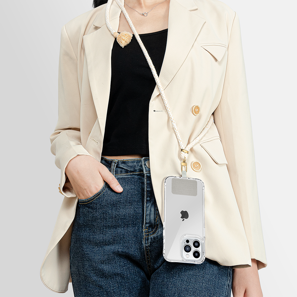 Custom Phone Case Lanyard Universal Necklace Crossbody Cord Lasso Tether Cotton Rope Strap Cell Mobile Phone Accessories