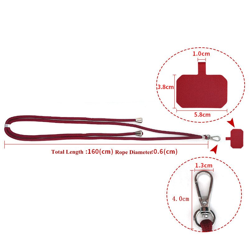 mobile phone straps universal phone case lanyard for iphone case straps without case