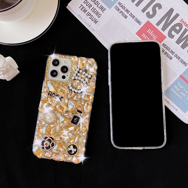 Luxury diamond rhinestone phone cases for iphone16 15 14 13 pro max 12 11 xr 8plus texture bling sparkle crystal mobile cover