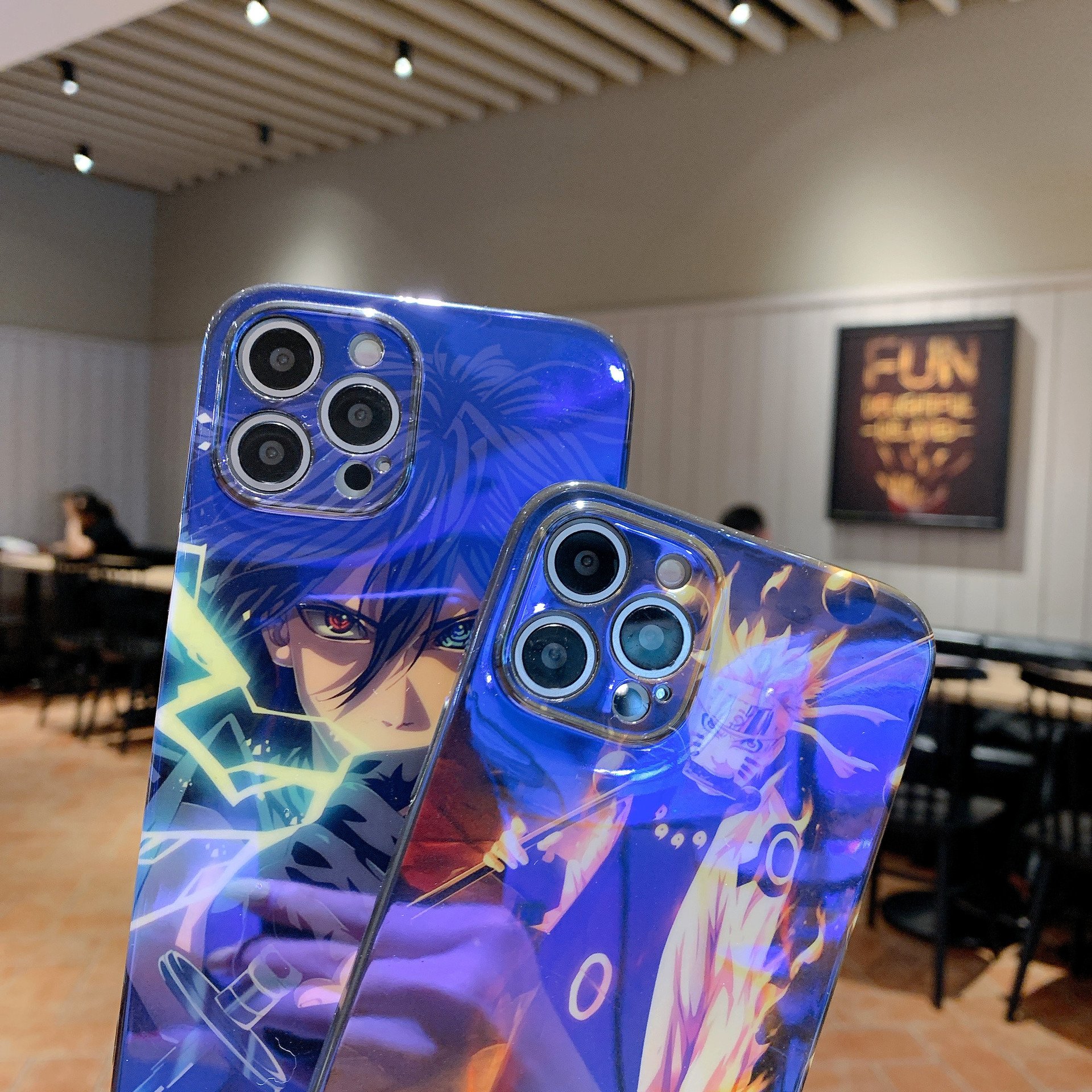Cartoon Sasuke Silicone Mobile Phone Case For iPhone 15 14 13 12 11 Pro max TPU Custom Animation One Piece Shockproof Back Cover