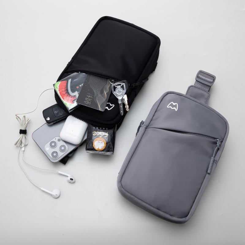 HUALIAN Small Sling Bag for Women and Men, Crossbody Bags Trendy Fanny Packs Chest Bag with Extended Strap