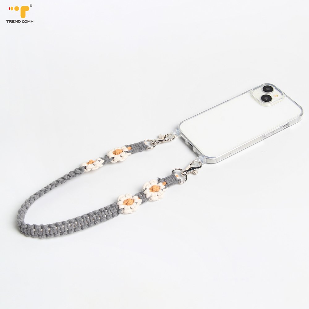 Woven Braioded Weave Lanyard Hook Mobile Phone Accessory Head Rope Phone Strap For Phone