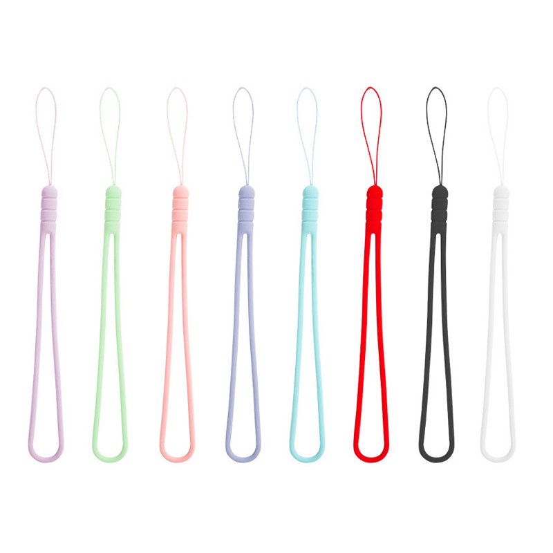 Short Soft Silicone Cell Phone Holder Hand anti lost wrist Strap mobilephone wrist lanyard safety String for Mobile Phone